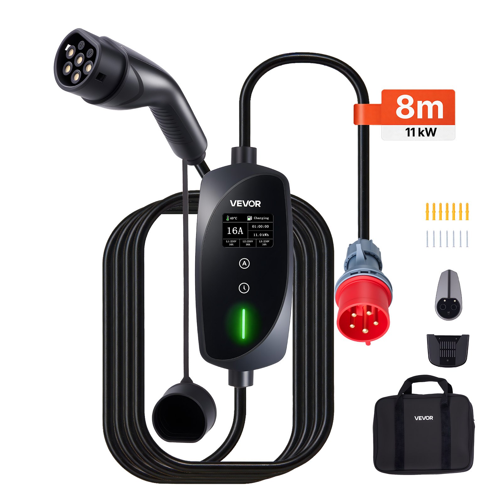 VEVOR Φορητός Φορτιστής Αυτοκινήτου Τύπου 2 VEVOR Φορητός Φορτιστής Αυτοκινήτου Τύπου 2