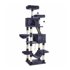 Δέντρο Γάτας - Ονυχοδρόμιο 60 x 50 x 206 cm Χρώματος Σκούρο Γκρι PCT190G01 Feandrea