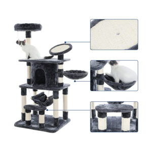 Δέντρο Γάτας - Ονυχοδρόμιο 60 x 55 x 145 cm Feandrea PCT25G - Image 3