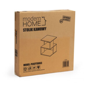 Βοηθητικό Ξύλινο Τετράγωνο Τραπεζάκι 45 x 45 x 44 cm ModernHome PJJCFT0063 - Image 5