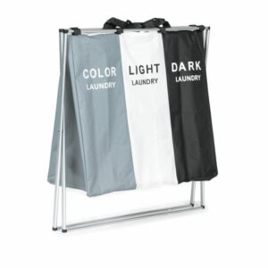 Καλάθι Απλύτων με 3 Υφασμάτινες Τσάντες PJJLB0408 MODERNHOME - Image 5