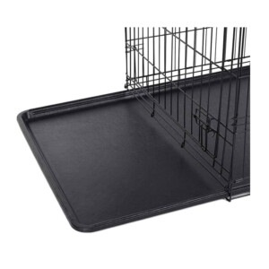 Αναδιπλούμενο Μεταλλικό Κλουβί Σκύλου με 2 Πόρτες 77.5 x 48.5 x 55.5 cm Feandrea PPD42H - Image 2