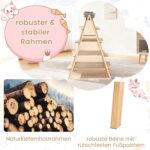 Costway Πτυσσόμενο Δέντρο Γάτας με Σχιστόλιθο & Μαλακό Κρεβάτι PV10404GR - Image 4