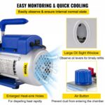 VEVOR Θάλαμος Κενού 2 Γαλόνια με Αντλία 4CFM 1/3HP για Σιλικόνη & Εποξική Ρητίνη  QCKTZKB4CFM1-3J2TV2 - Image 5