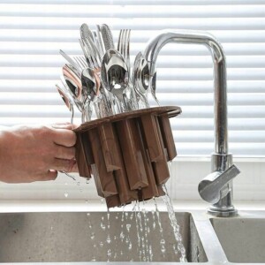 Rosa Bella Σετ μαχαιροπήρουνων 24 τεμαχίων από ανοξείδωτο ατσάλι σε Θήκη Gold RB-733 - Image 3