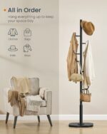 SONGMICS Κάκτος Κρεμάστρα Ρούχων 40x40x175.3cm με Μεγάλη Χωρητικότητα και Σταθερή Βάση RCR039B01 - Image 3