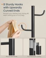 SONGMICS Κάκτος Κρεμάστρα Ρούχων 40x40x175.3cm με Μεγάλη Χωρητικότητα και Σταθερή Βάση RCR039B01 - Image 4