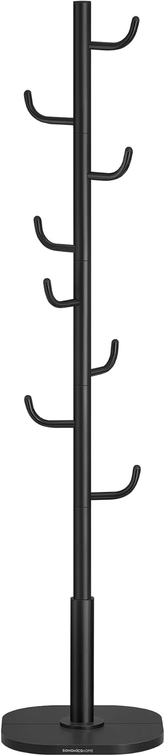 SONGMICS Κάκτος Κρεμάστρα Ρούχων 40x40x175.3cm με Μεγάλη Χωρητικότητα και Σταθερή Βάση RCR039B01 SONGMICS Κάκτος Κρεμάστρα Ρούχων 40x40x175.3cm με Μεγάλη Χωρητικότητα και Σταθερή Βάση RCR039B01