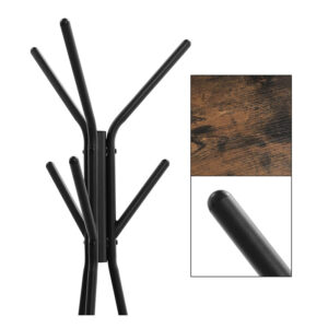 Μεταλλικός Καλόγερος 49 x 49 x 179 cm Songmics RCR16BX - Image 2