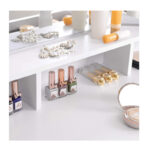 Ξύλινο Μπουντουάρ με Πτυσσόμενο Καθρέπτη 100 x 40 x 142 cm VASAGLE RDT115W01 - Image 3