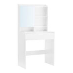 Ξύλινο Μπουντουάρ με Καθρέπτη 70 x 40 x 136 cm VASAGLE RDT118W01 - Image 5