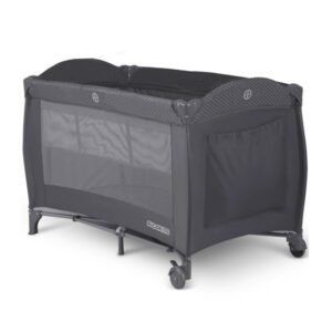Πτυσσόμενο Παρκοκρέβατο Ταξιδιού με Σκέπαστρο και Παιχνίδια 125 x 65 x 78 cm Ricokids RK-242-Dgrey - Image 2