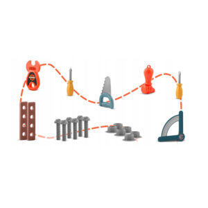 Παιδικό Παιχνίδι Μίμησης Πάγκος Εργασίας - Βαλιτσάκι με Εργαλεία 42 x 20.5 x 53 cm Ricokids RK-726 - Image 2