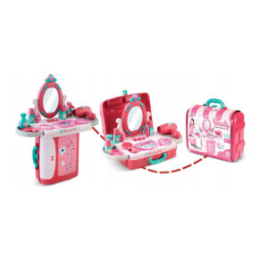 Παιδική Τουαλέτα Ομορφιάς με Αξεσουάρ - Βαλιτσάκι 42 x 20.5 x 48 cm Ricokids RK-733 - Image 2