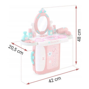 Παιδική Τουαλέτα Ομορφιάς με Αξεσουάρ - Βαλιτσάκι 42 x 20.5 x 48 cm Ricokids RK-733 - Image 3