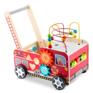 Ξύλινο Περπατούρα Πυροσβεστικό Όχημα RK-873 Ricokids - Image 3