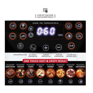 Ψηφιακή Φριτέζα Αέρος 6.5 Lt 1500 W Royalty Line RL-AF-5408 - Image 5