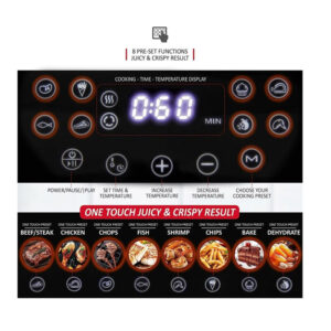 Ψηφιακή Φριτέζα Αέρος 3.5 Lt 1200 W Royalty Line RL-AF-5605D - Image 3