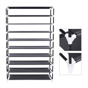 Stand Αποθήκευσης 54 Ζευγαριών Παπουτσιών 100 x 28 x 162 cm Songmics RXJ00H - Image 3