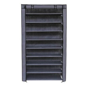 Stand Αποθήκευσης 40 Ζευγαριών Παπουτσιών Χρώματος Γκρι 88 x 28 x 160 cm Songmics RXJ36G - Image 5