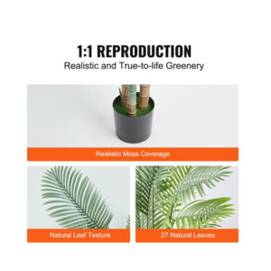 Τεχνητό Φυτό Gold Cane Φοίνικας 1981 mm VEVOR RZRDZW65FT1JI8DP4V0 - Image 5