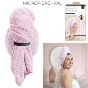 COSMETIC CLUB Πετσέτα Μικροϊνών XXL για Μακριά Μαλλιά