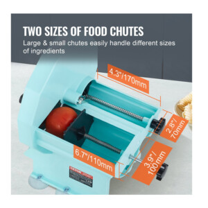 Χειροκίνητος Κόπτης Λαχανικών και Φρούτων 12 mm VEVOR SDSCQPJWS1SLW9SE2V0 - Image 5