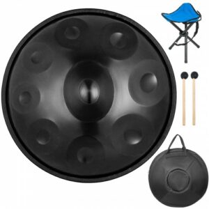 Προηγμένο Hand Pan D Μινόρε 9 Νότες + Τσάντα (56cm