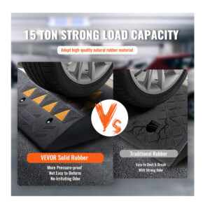 Σετ Ελαστικές Ράμπες Parking Πεζοδρομίου 15T 15.2 cm 2 τμχ VEVOR SJDLYPDGB2197XHMWV0 - Image 5