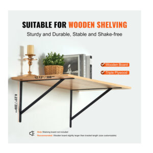 Σετ Μεταλλικές Γωνίες Ραφιών 308 x 209 x 25 mm 10 τμχ VEVOR SJZJGBZJYGHWL2R9GV0 - Image 5