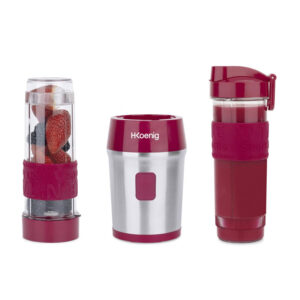Μπλέντερ με 2 Κανάτες - Ποτήρια Χρώματος Ροζ H.Koenig SMOO10 - Image 2