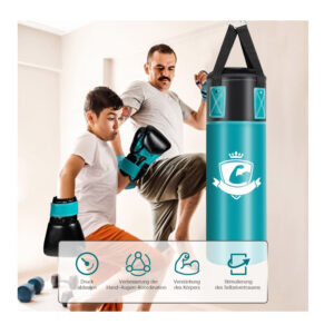 Σετ Παιδικός Σάκος Πυγμαχίας με Γάντια και Μπαντάζ Costway SP37567TU - Image 3