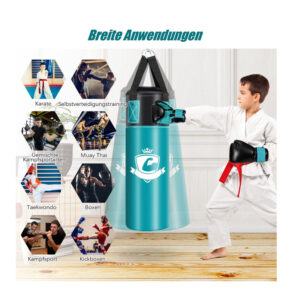 Σετ Παιδικός Σάκος Πυγμαχίας με Γάντια και Μπαντάζ Costway SP37567TU - Image 4