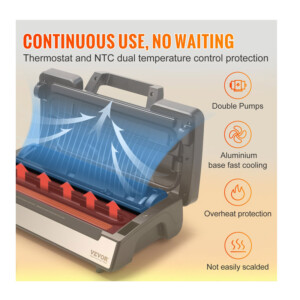 Συσκευή Σφραγίσματος Τροφίμων σε Σακούλα 90 Kpa VEVOR SYJZKFKJTSSB35KV5V2 - Image 3