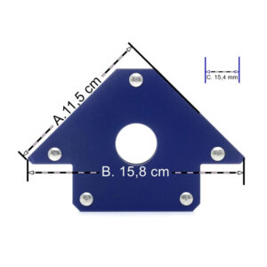 Μαγνητική Γωνία Συγκράτησης Μετάλλων για Ηλεκτροσυγκόλληση έως 22.5 Kg TAGRED TA621 - Image 3