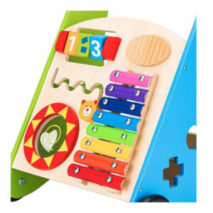 Ξύλινη Περπατούρα Καρότσι 30.5 x 36.5 x 45.5 cm Ecotoys TL00011 - Image 2