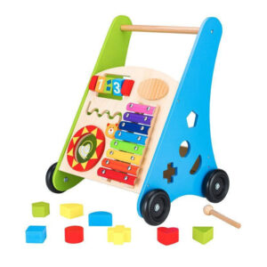 Ξύλινη Περπατούρα Καρότσι 30.5 x 36.5 x 45.5 cm Ecotoys TL00011 - Image 4