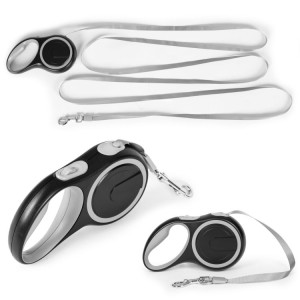 Petsi Αυτόματο Λουρί 3m για Σκύλους ή Γάτες με Μηχανισμό Κλειδώματος TR-1036 BG BLACK