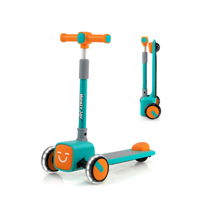 Παιδικό Πτυσσόμενο Τρίτροχο Πατίνι Costway TS10039GN Παιδικό Πτυσσόμενο Τρίτροχο Πατίνι Costway TS10039GN