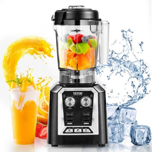 VEVOR Επαγγελματικός Μπλέντερ Πάγκου 68 oz για Smoothies & Shakes TSSBJ20L1400WO5FOV2