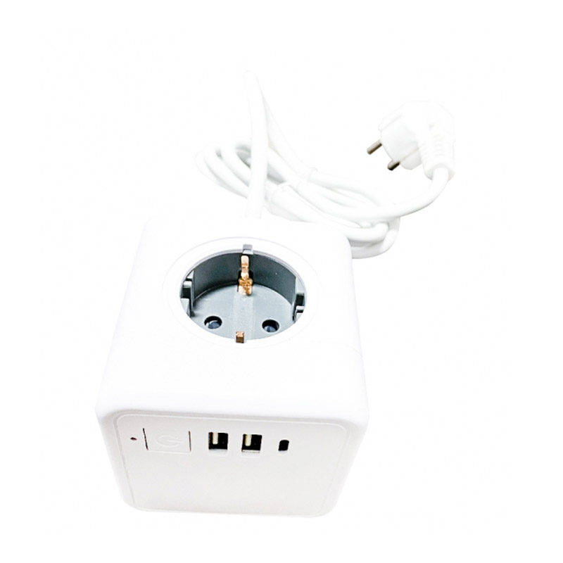 Πολύπριζο Κύβος 4 Θέσεων με 3 Θύρες USB Technaxx Power Cube TX-195