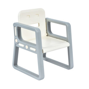 Σετ Παιδικός Μαγνητικός Πίνακας / Τραπέζι Ζωγραφικής με Καρέκλα Χρώματος Γκρι Costway TY327805HS - Image 4