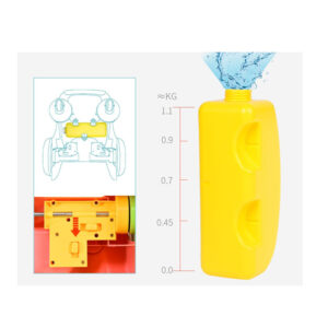 Περπατούρα Δραστηριοτήτων με Μουσική 2 σε 1 35.5 x 43 x 46-53 cm Χρώματος Κοραλί Costway TY578529 - Image 3