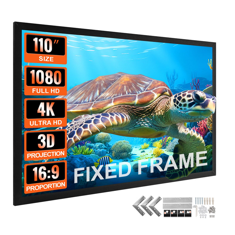 Οθόνη Προβολής Projector για Τοίχο 16:9 HD 4K 110" VEVOR TYPM110YC16-9LHJKV0