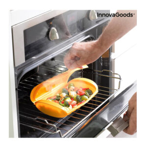 Θήκη Σιλικόνης για Μαγείρεμα στον Ατμό με Συνταγές Cooksty InnovaGoods V0103314 - Image 5