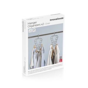 Σετ Διοργανωτών για 18 Κρεμάστρες 2 τμχ Orzer InnovaGoods V0103535 - Image 5