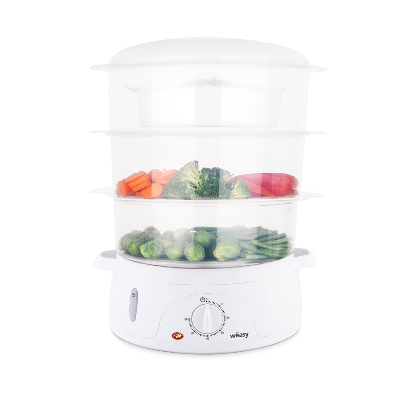 Ατμομάγειρας 3 Επιπέδων 9 Lt 800 W Wëasy VEGE8 Ατμομάγειρας 3 Επιπέδων 9 Lt 800 W Wëasy VEGE8