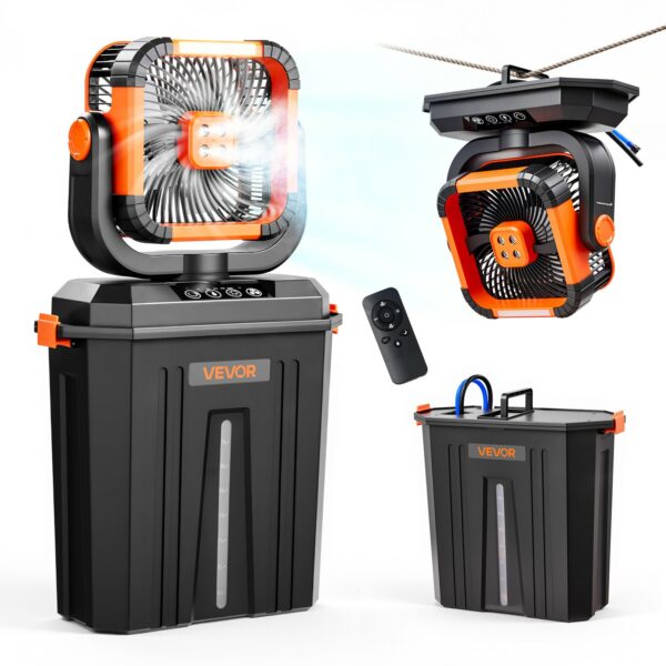 VEVOR Ανεμιστήρας Ομίχλης 2400 RPM με Δεξαμενή 12L