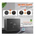 Χρηματοκιβώτιο Ασφαλείας με Ηλεκτρονική Κλειδαριά και Κλειδί 40 x 30 x 35 cm VEVOR WSBXJHSWSLF12DSJDV0 - Image 5