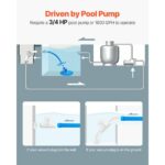 VEVOR Καθαριστής Πισίνας με 12 Σωλήνες για Εντός/Εκτός Εδάφους XSYCQJQXPS33OBSEZV0 - Image 5
